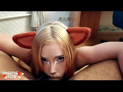 ❤️ Кицунэ заглотить хуй и сперма в рот Просто порно на сайте high-pass.ru ❌
